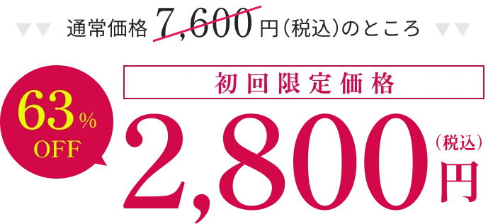 初回限定価格4,800円(税込)
